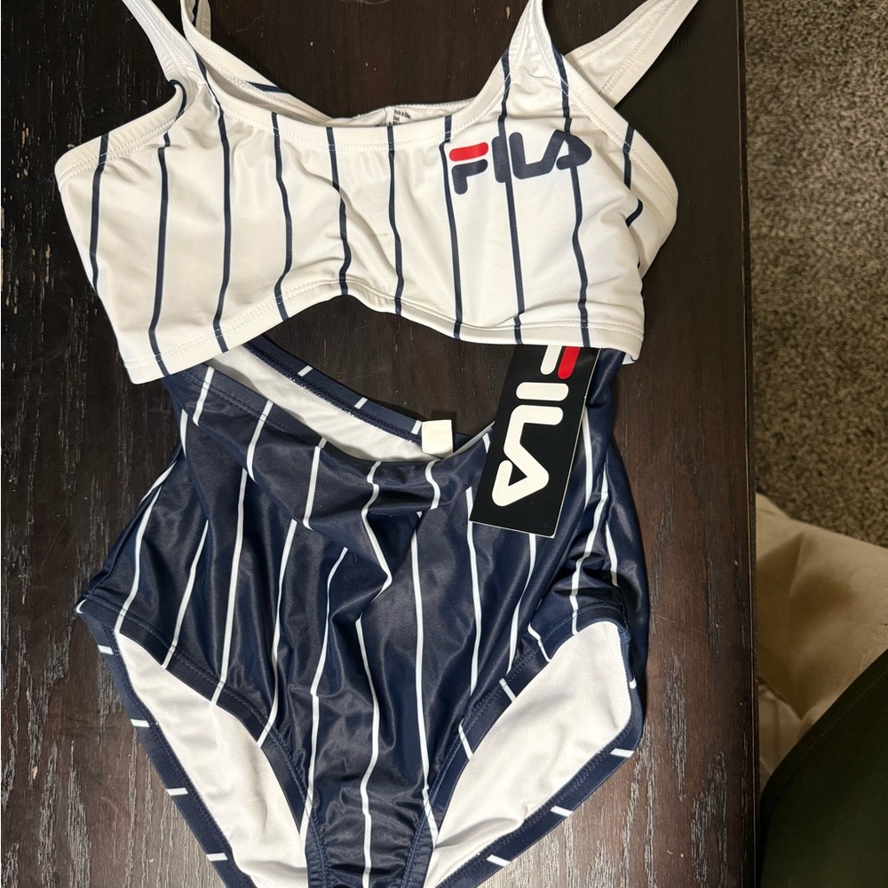 Fila Striped Bikini Set